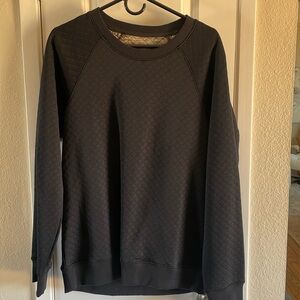 ALO Yoga Black Crewneck Pullover Sweater